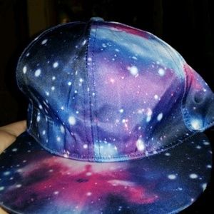 Galaxy print hat